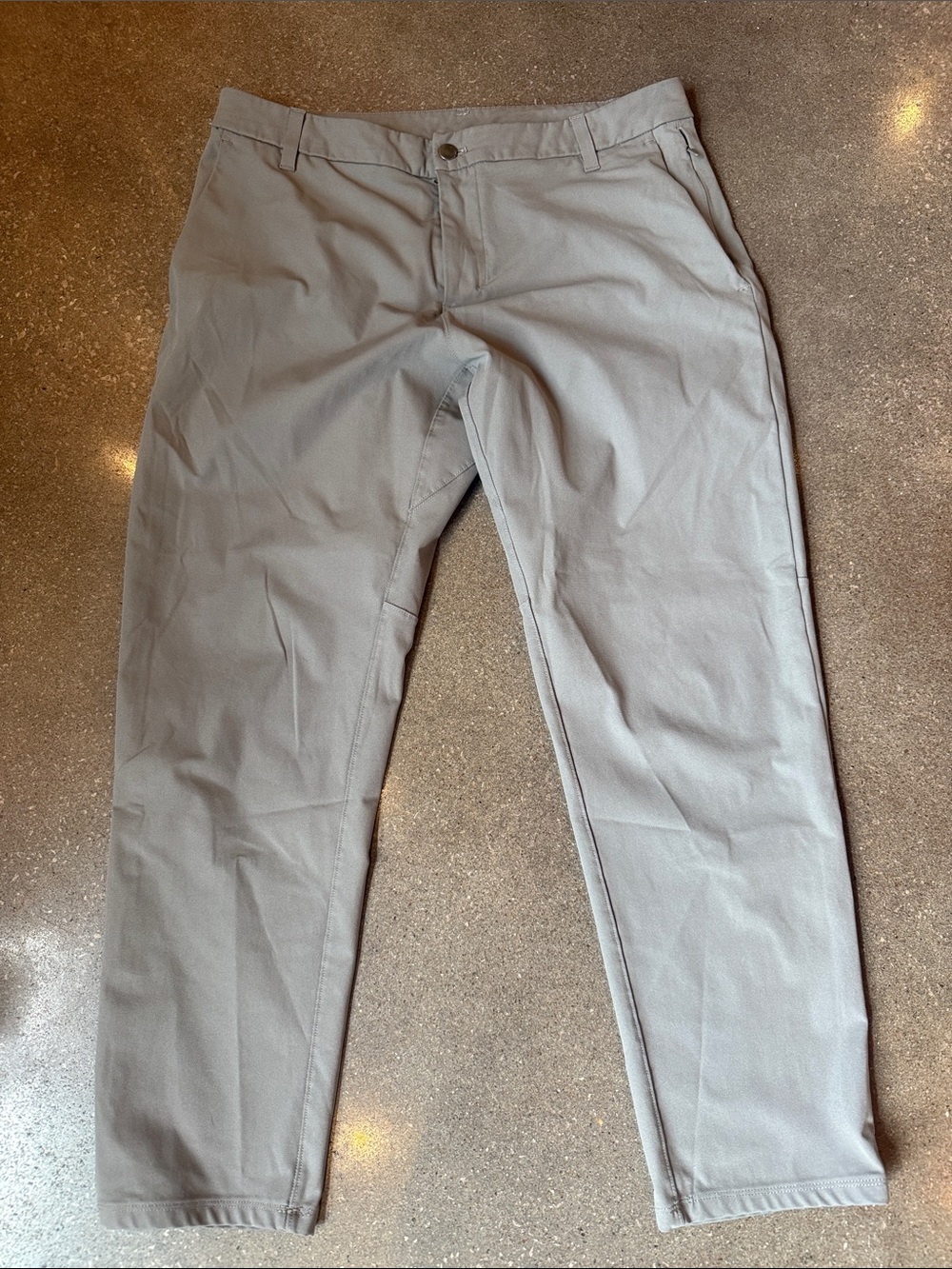 lululemon athletica Light Gray Chino Pants